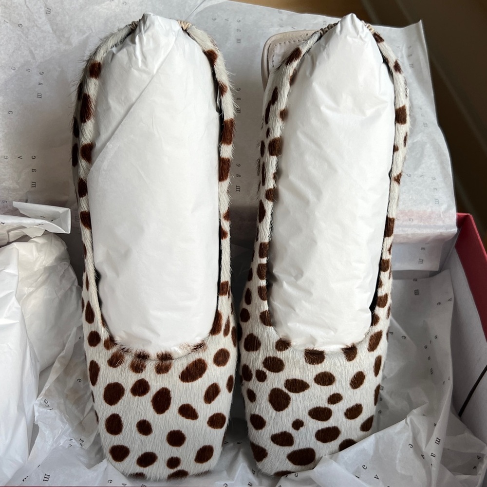 Anthropologie  Maeve animal print flats. - Picture 3 of 13